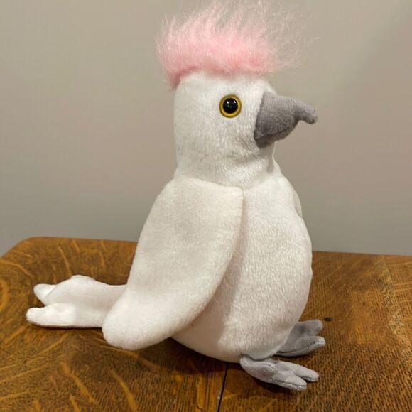 Kuku the Cockatoo (RETIRED) 1998 Ty Beanie Baby Good Condition 7.5” tall - Picture 3 of 6